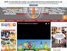 Tablet Screenshot of pastojeunes14.org